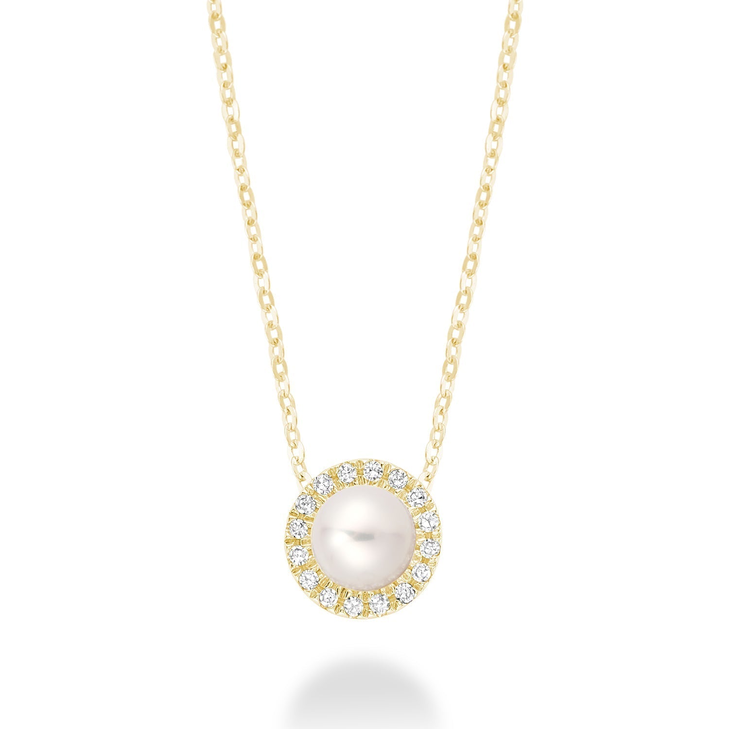 Pearl & Diamond Pendant - RNB Jewellery