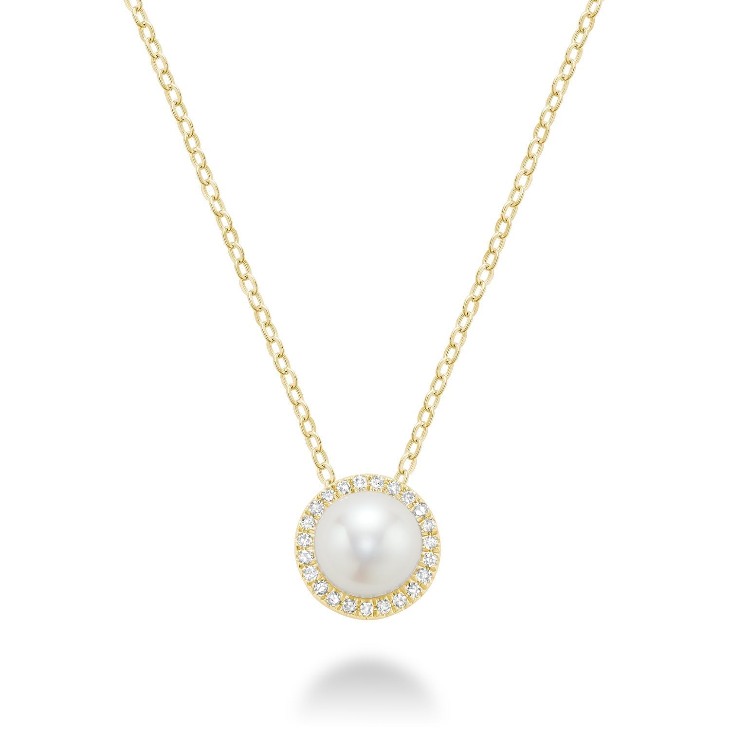 Pearl & Diamond Pendant - RNB Jewellery