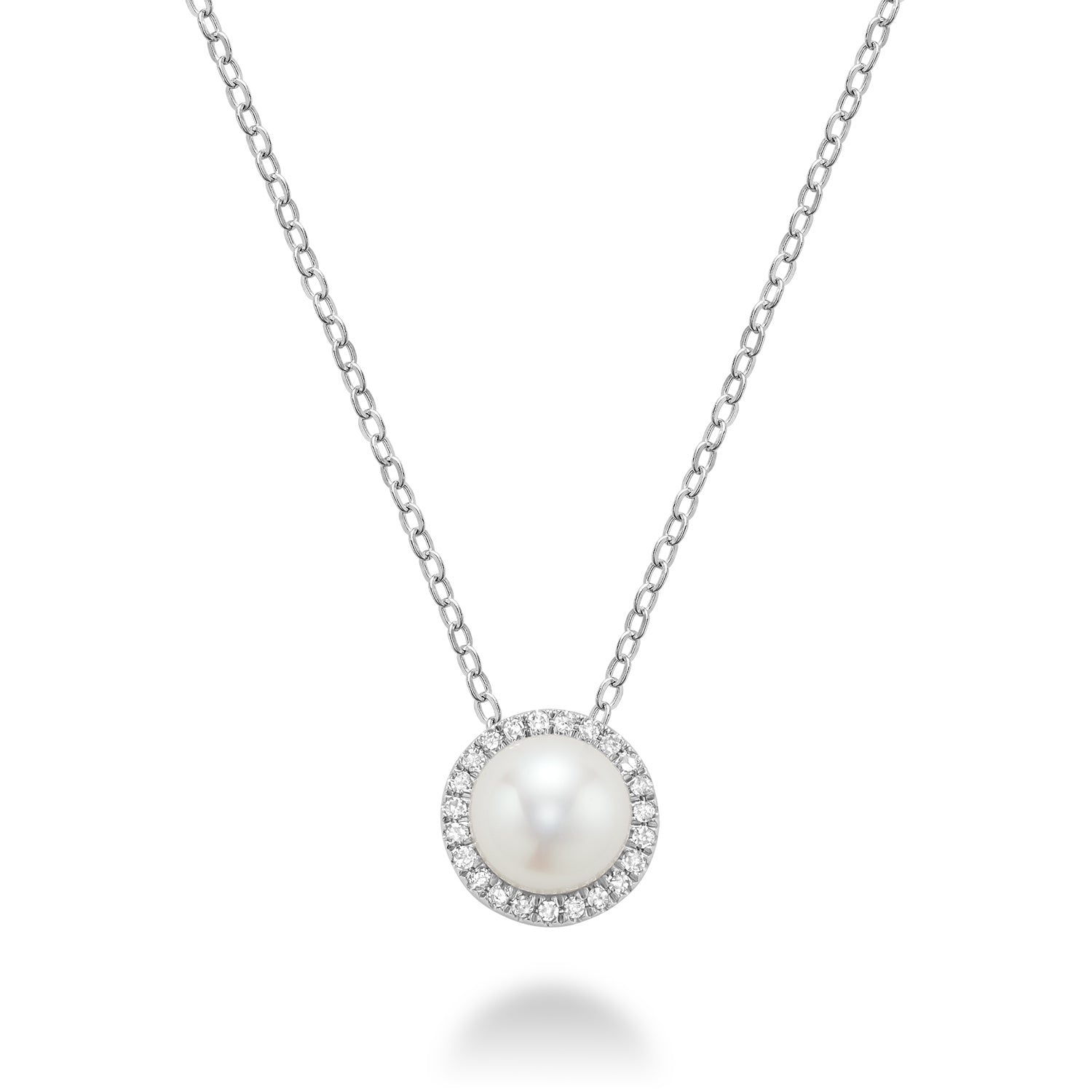 Pearl & Diamond Pendant - RNB Jewellery