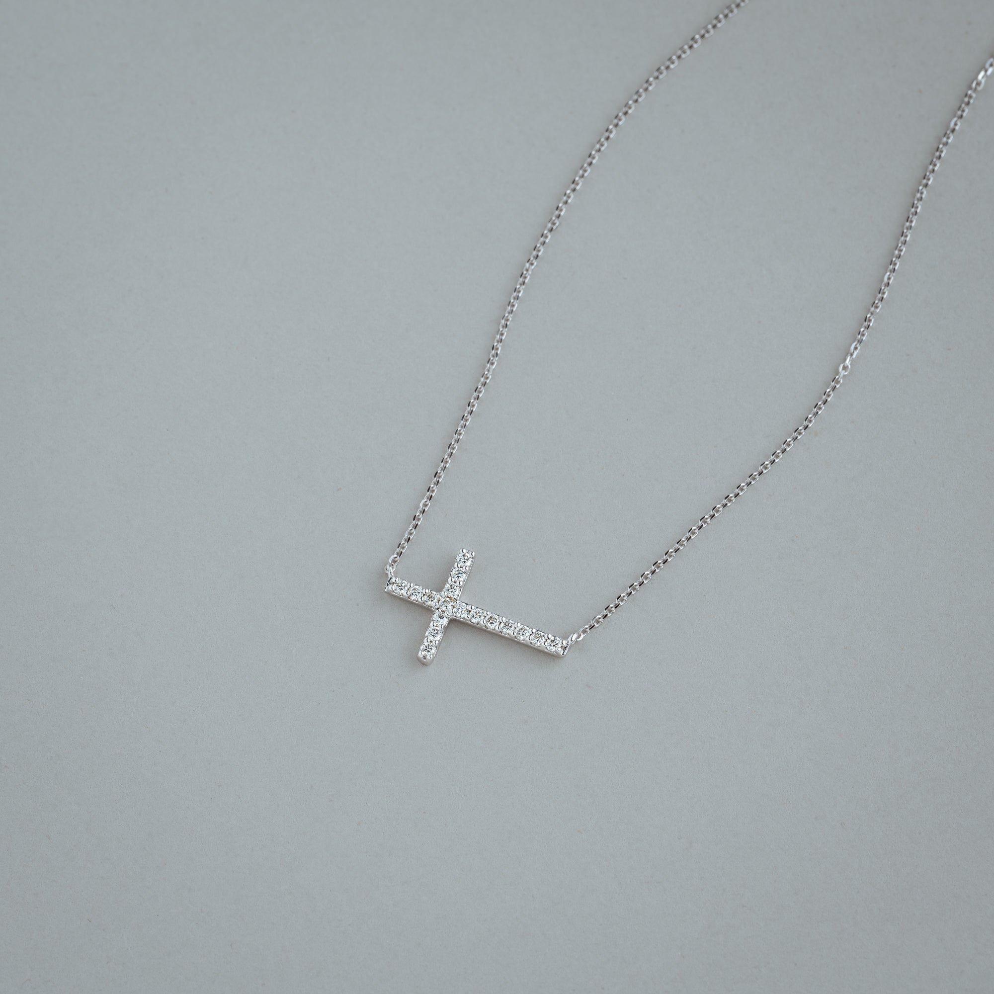 Religious Cross Diamond Necklace - RNB Jewellery