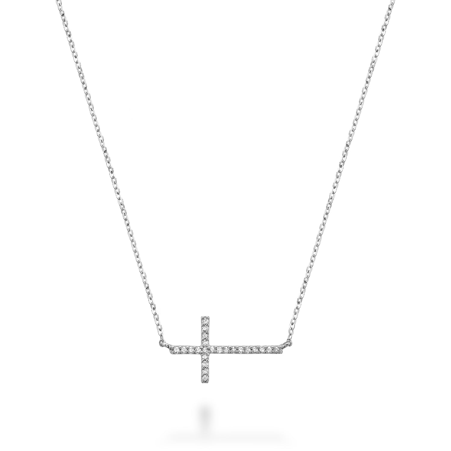 Religious Cross Diamond Necklace - RNB Jewellery