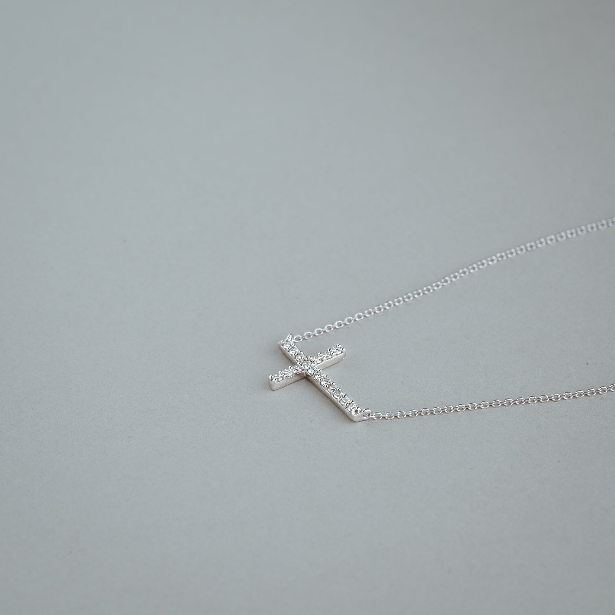 Religious Cross Diamond Necklace - RNB Jewellery