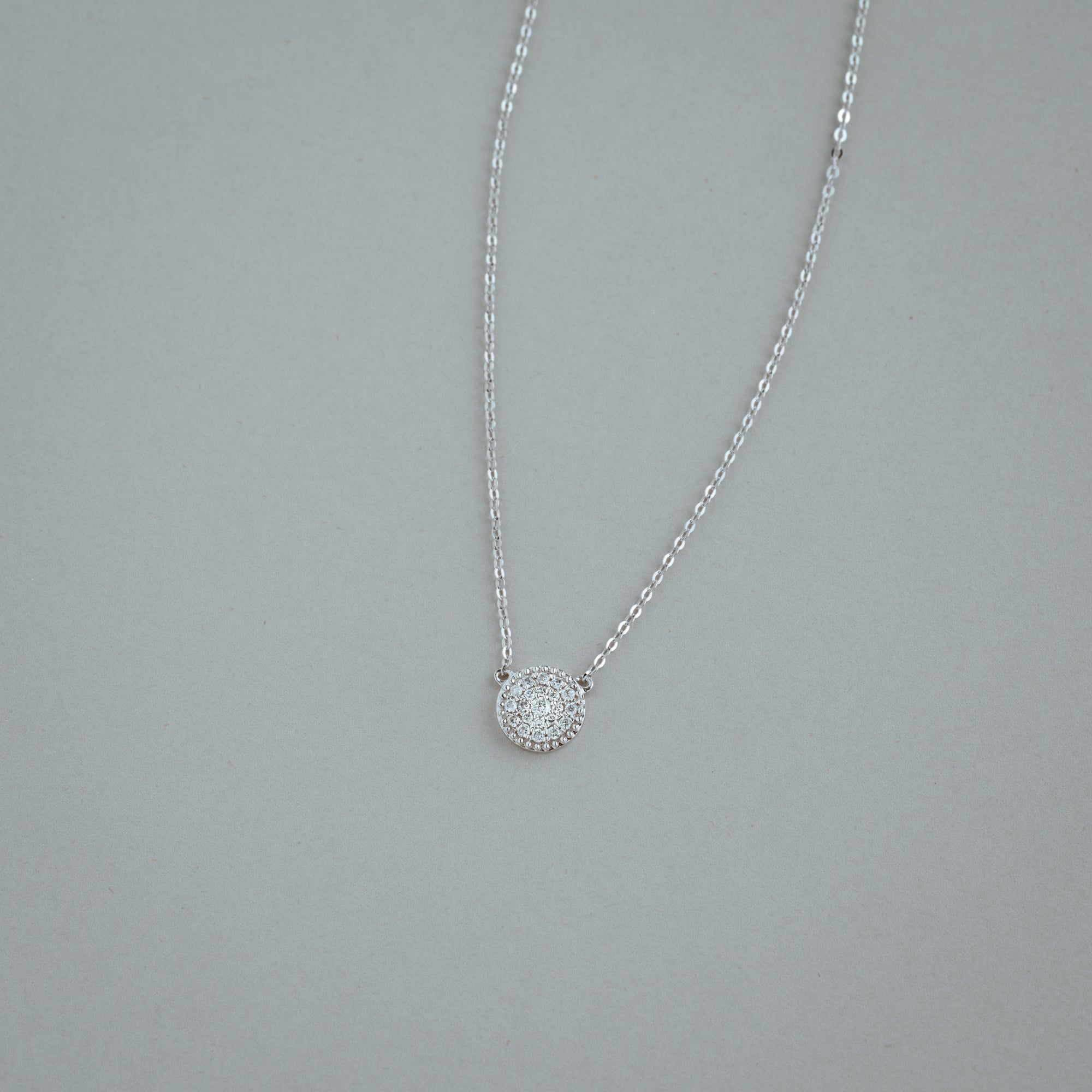 Round Diamond Necklace - RNB Jewellery