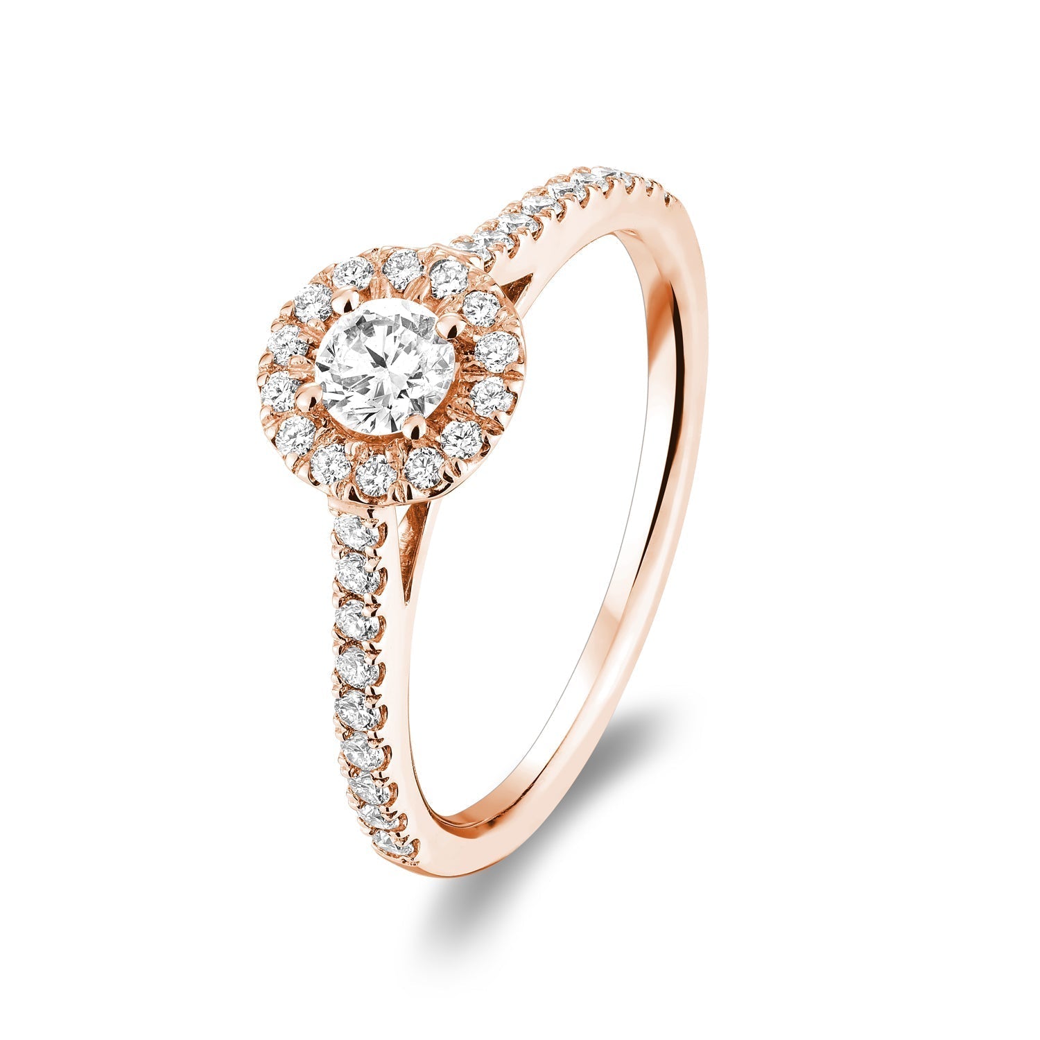 Round Halo Diamond Engagement Ring - RNB Jewellery