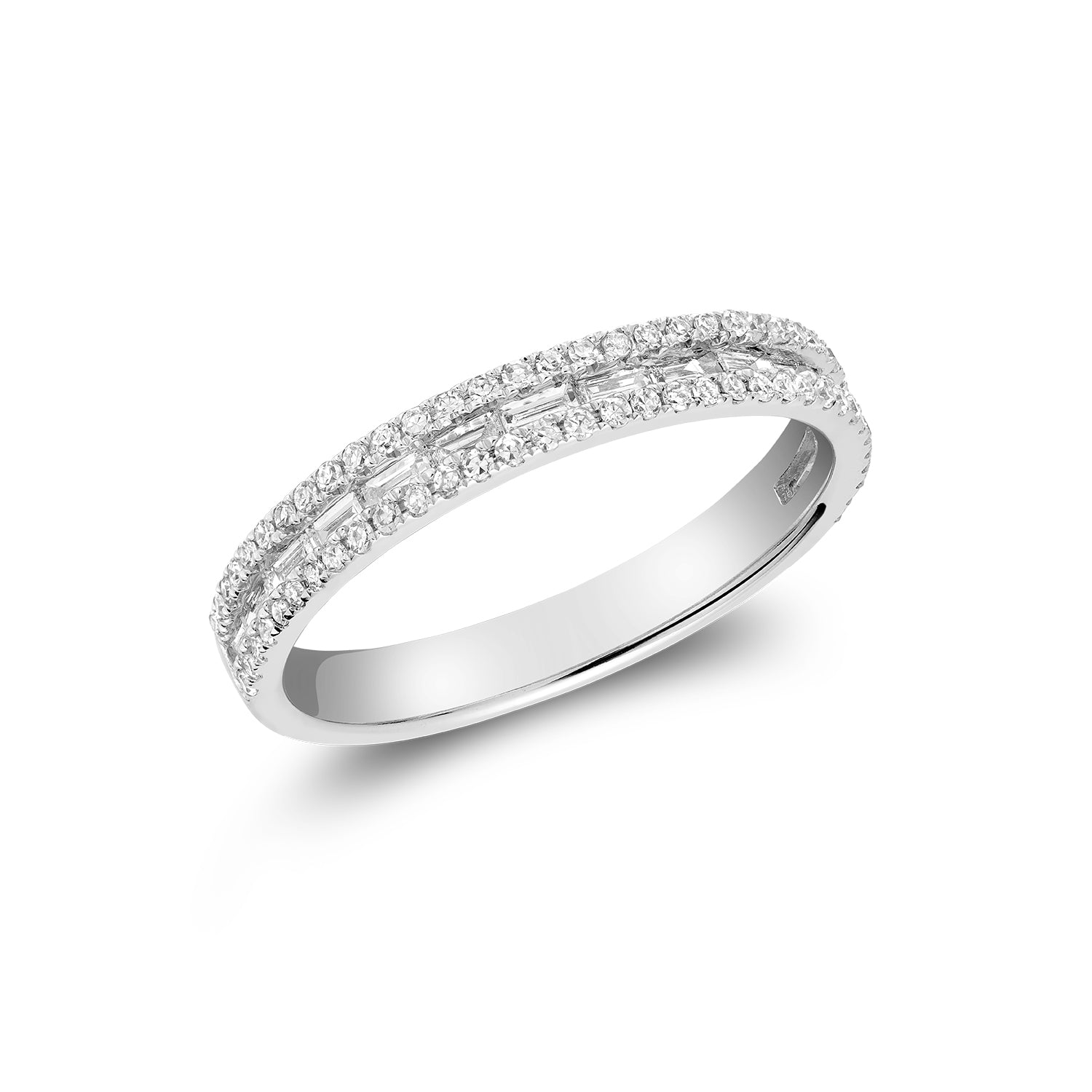 Semi Baguette Diamond Eternity Ring - RNB Jewellery