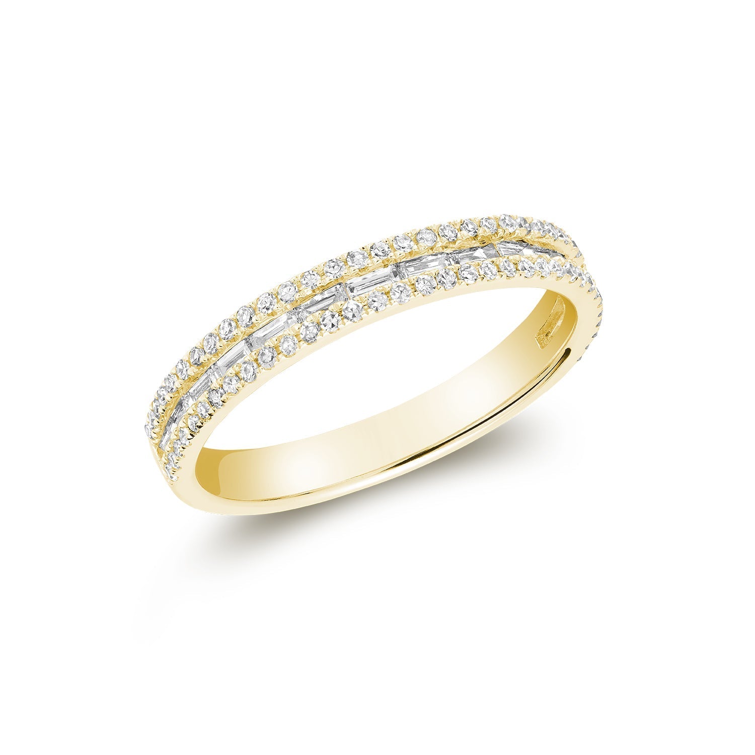 Semi Baguette Diamond Eternity Ring - RNB Jewellery