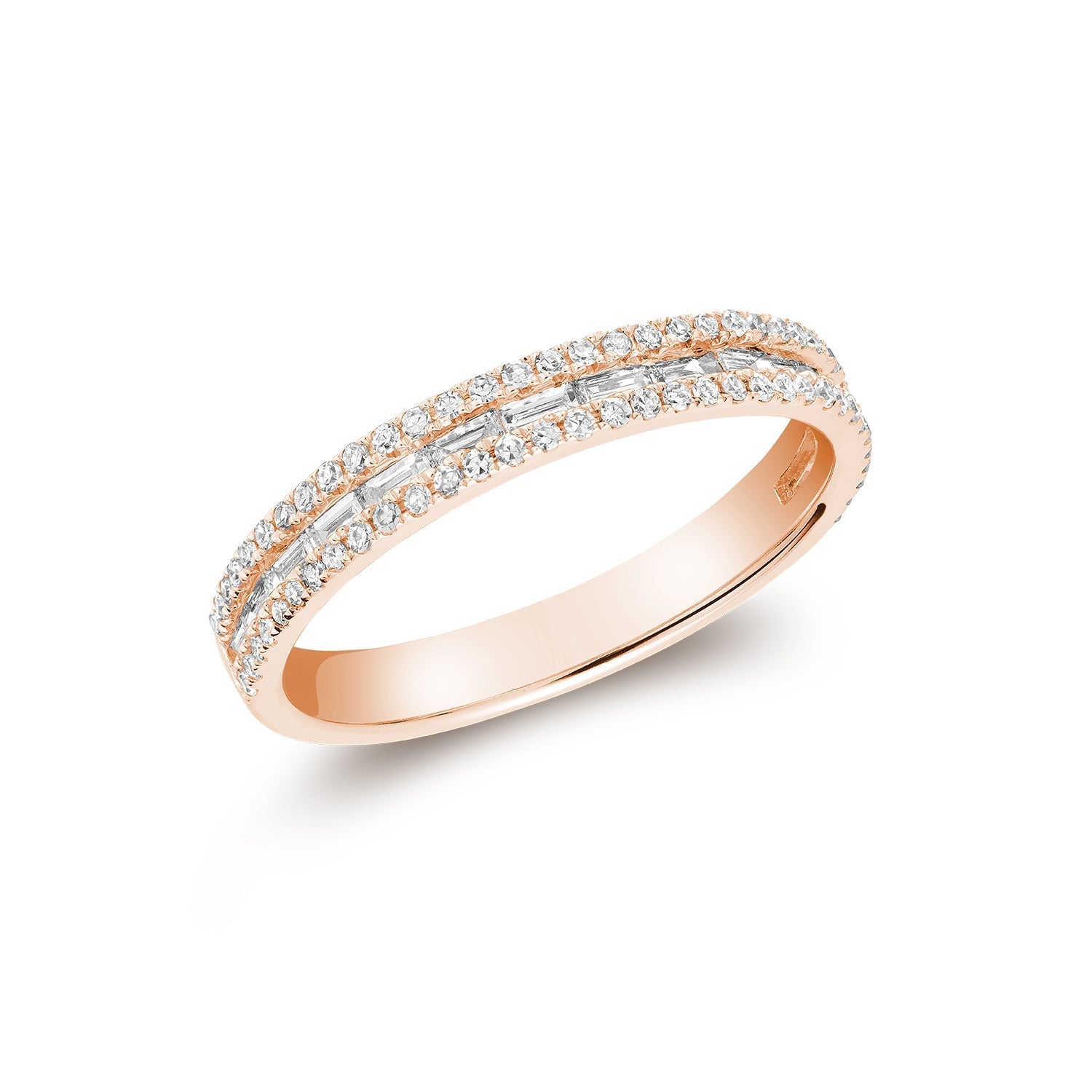 Semi Baguette Diamond Eternity Ring - RNB Jewellery