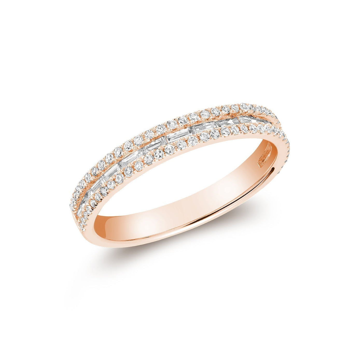 Semi Baguette Diamond Eternity Ring - RNB Jewellery