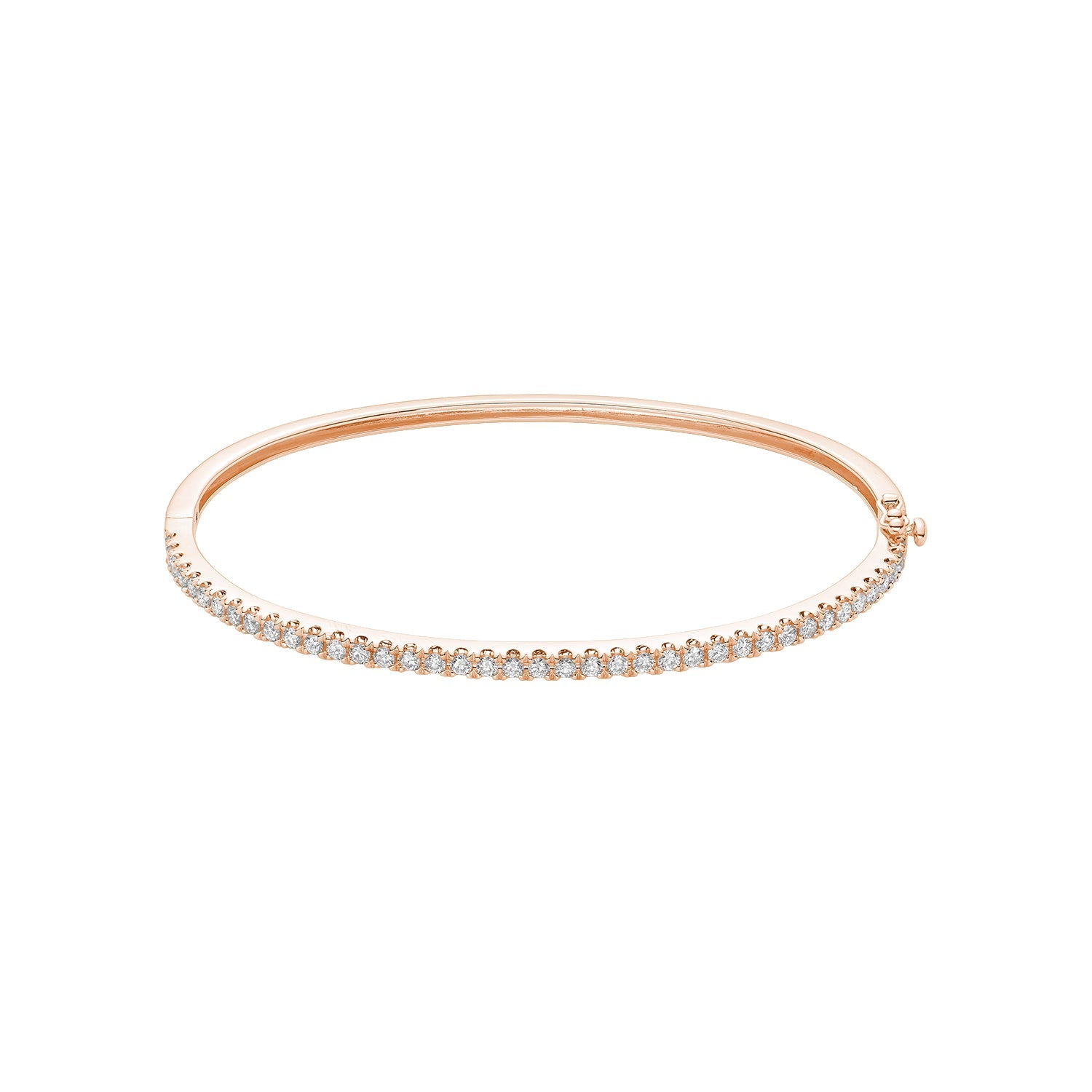 Semi Eternity Diamond Bangle - RNB Jewellery