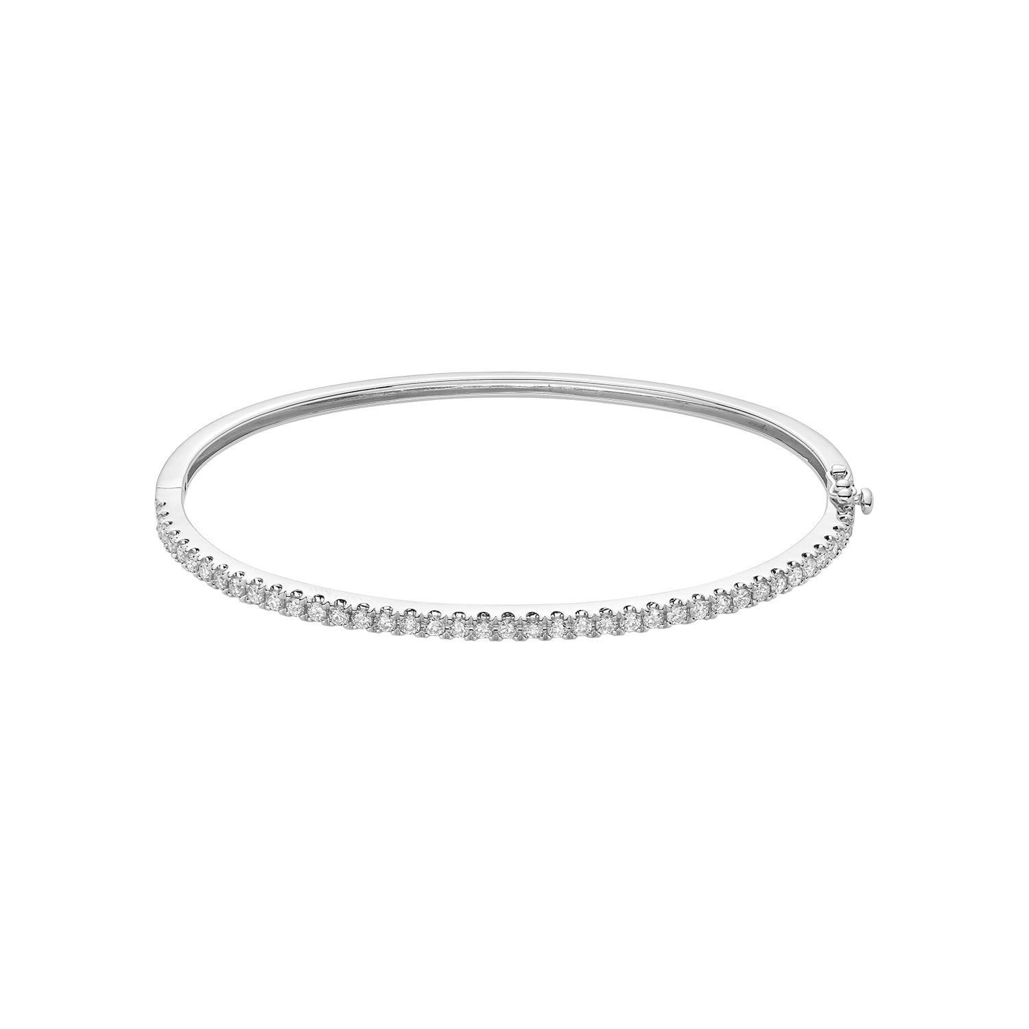 Semi Eternity Diamond Bangle - RNB Jewellery