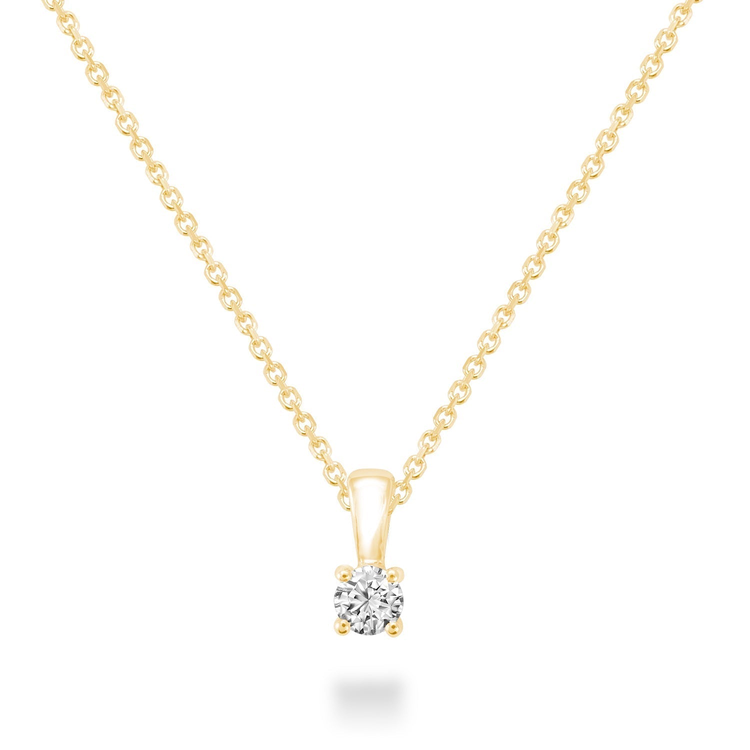 Solitaire Diamond Pendant - RNB Jewellery