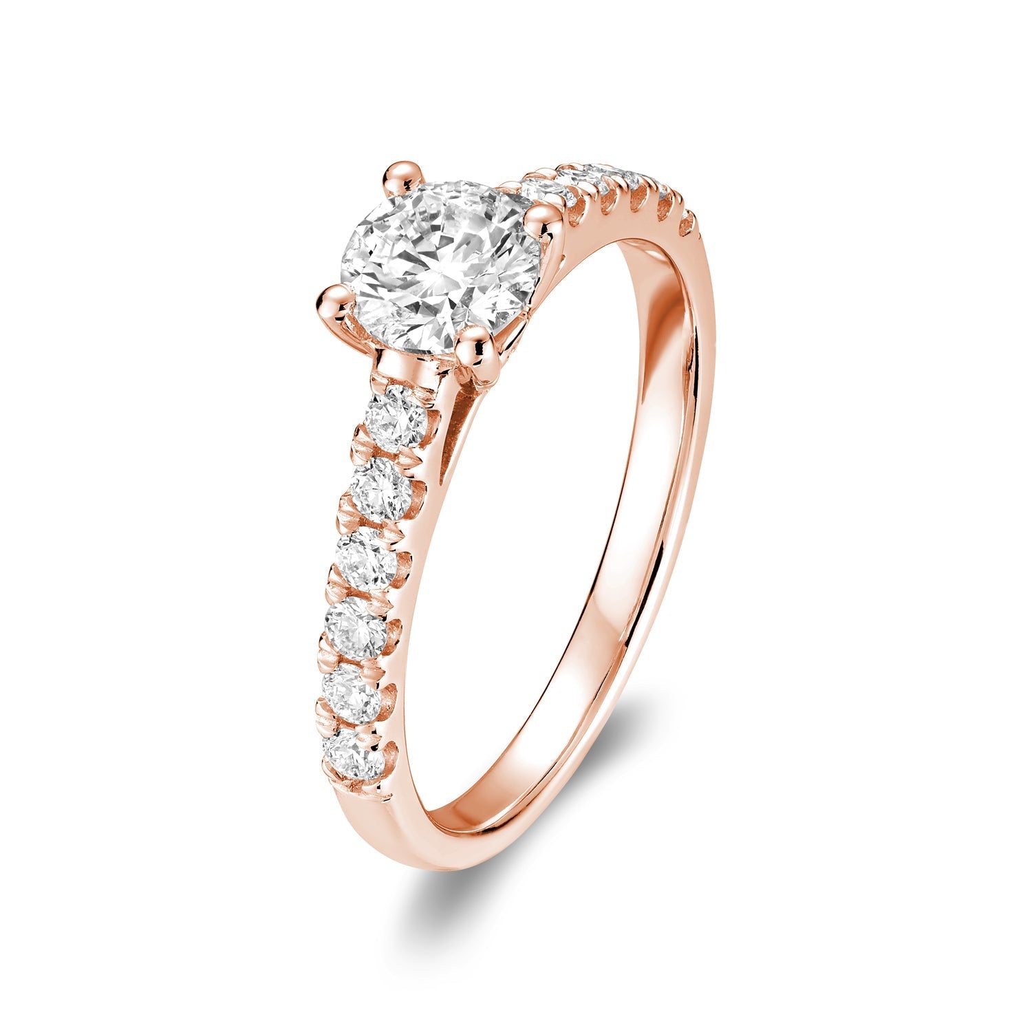 Solitaire Round Diamond Engagement Ring - RNB Jewellery