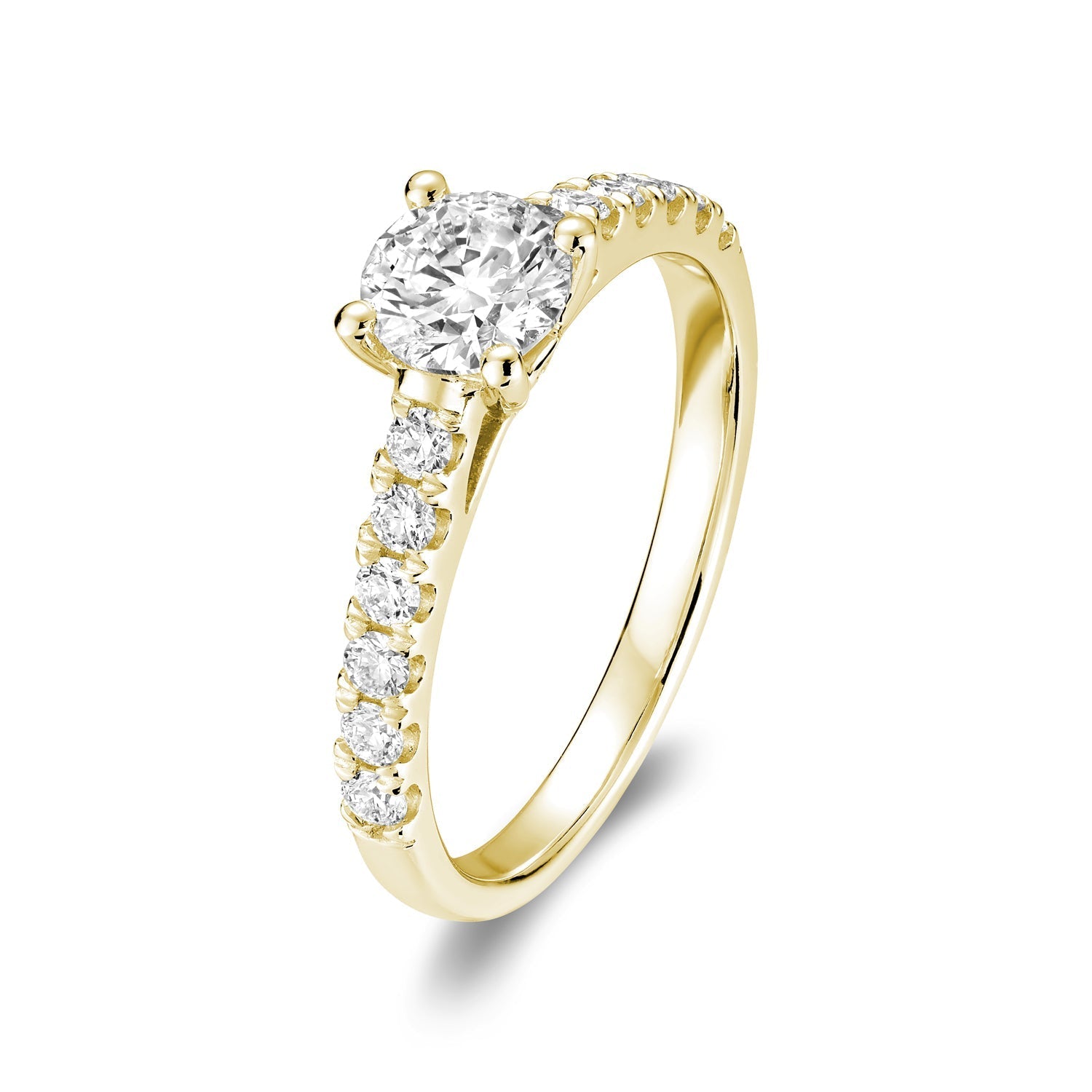 Solitaire Round Diamond Engagement Ring - RNB Jewellery