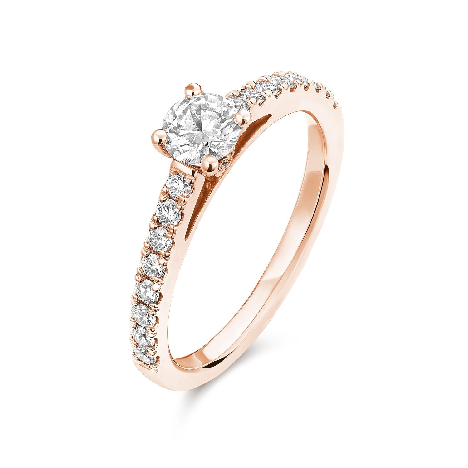 Solitaire Round Diamond Engagement Ring - RNB Jewellery