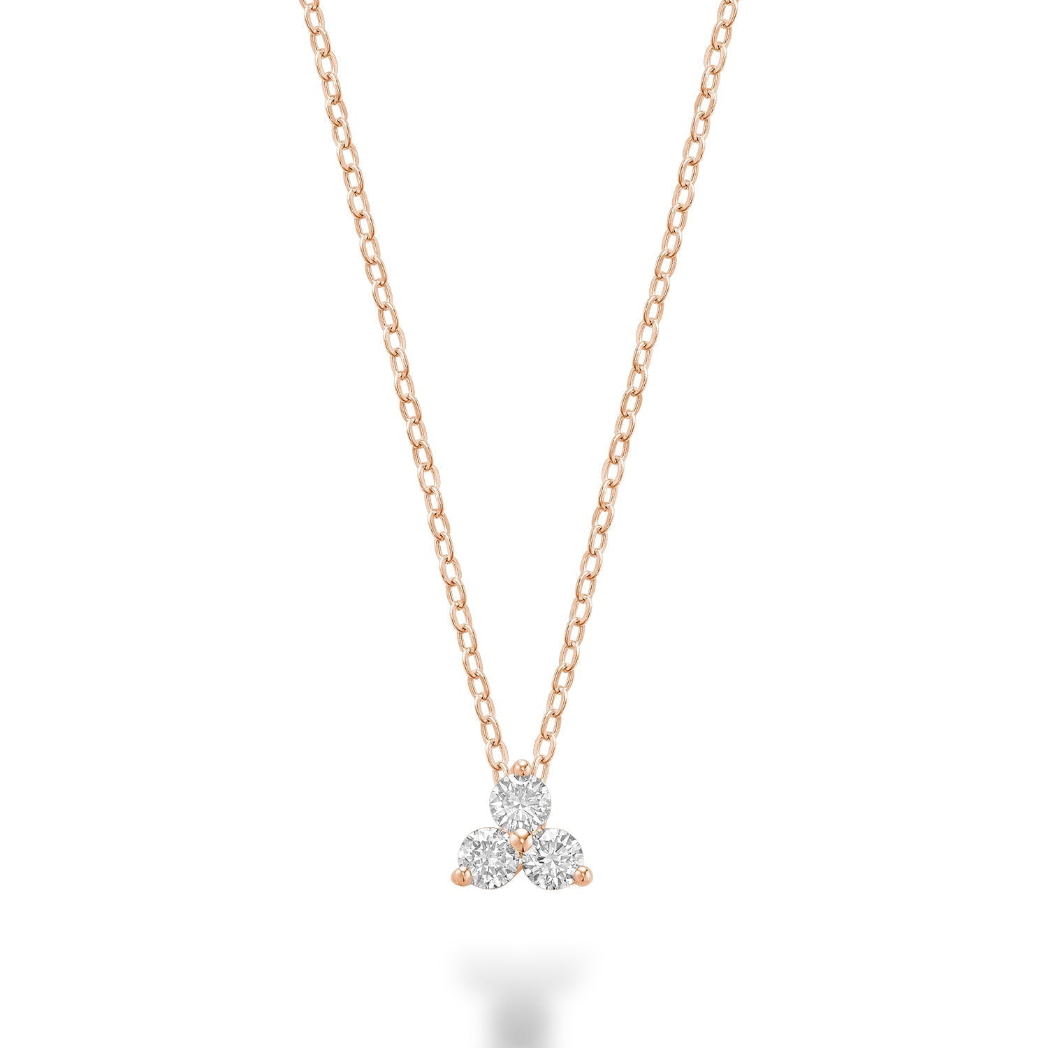 Three Stone Diamond Pendant - RNB Jewellery