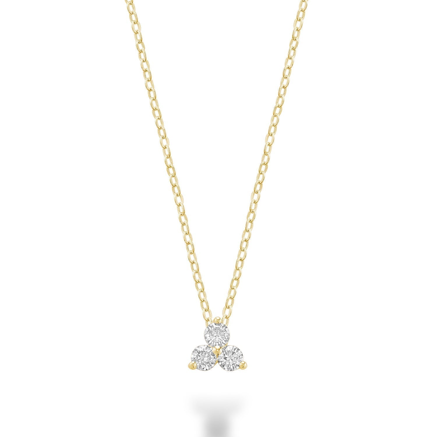 Three Stone Diamond Pendant - RNB Jewellery