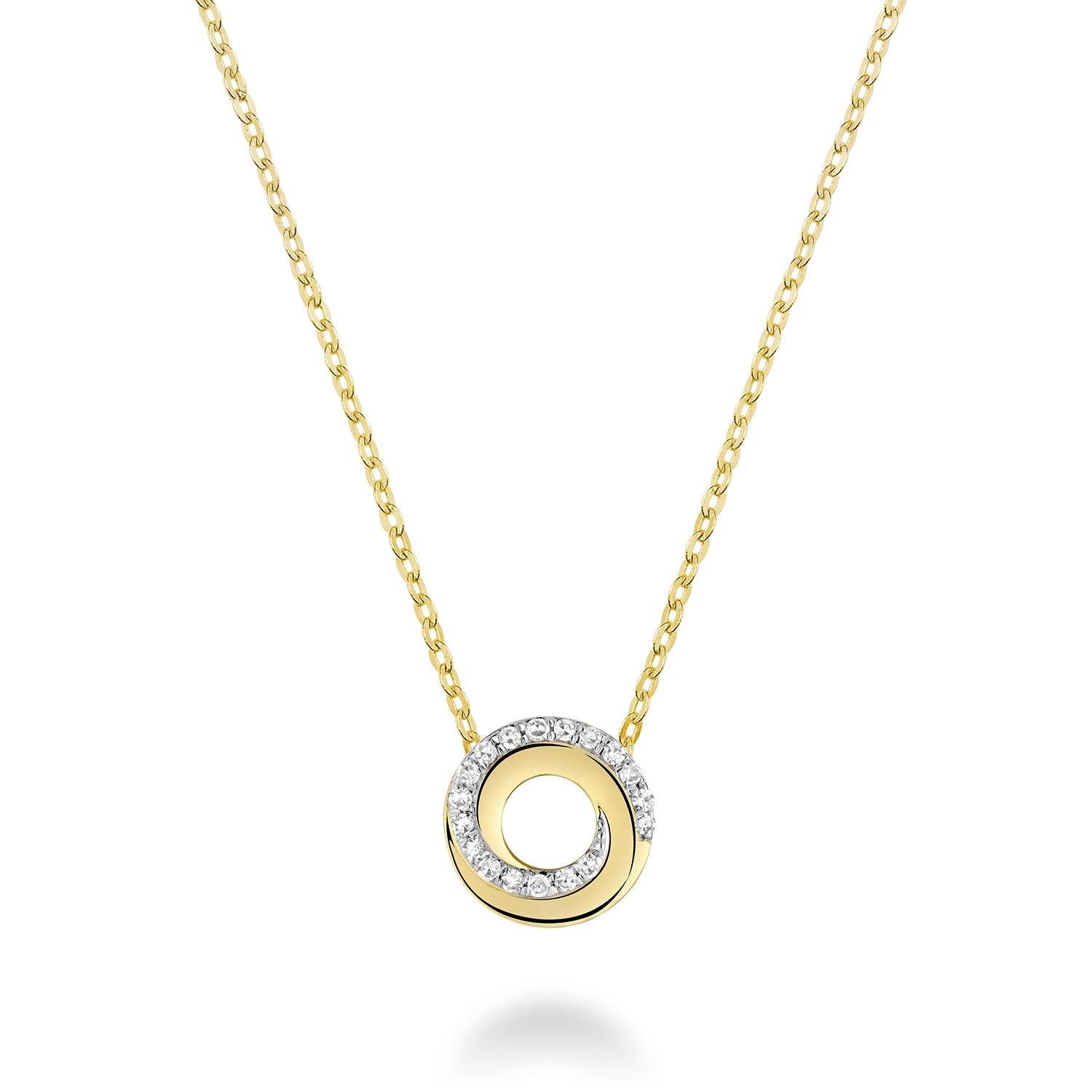 Whirl Diamond Pendant - RNB Jewellery