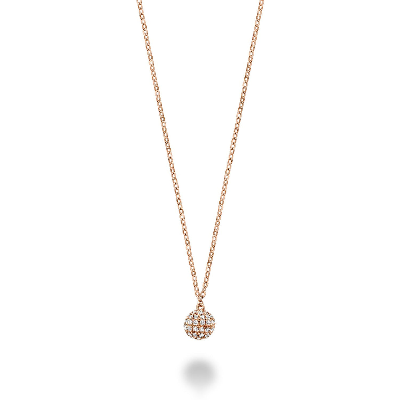 Circle Ball Diamond Necklace - RNB Jewellery