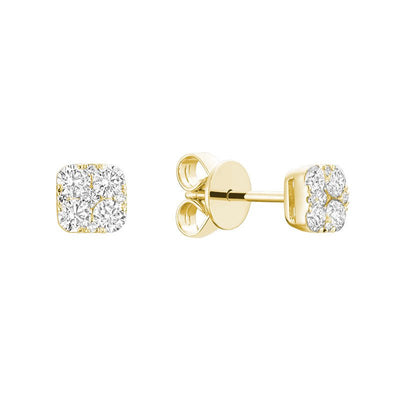 Diamond Stud Earring - Boucle D'oreille Stud en Diamant - RNB Jewellery