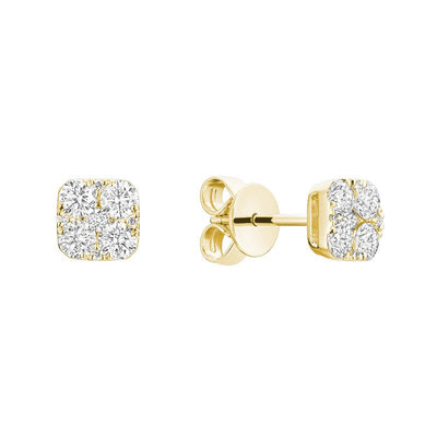 Diamond Stud Earring - Boucle D'oreille Stud en Diamants - RNB Jewellery