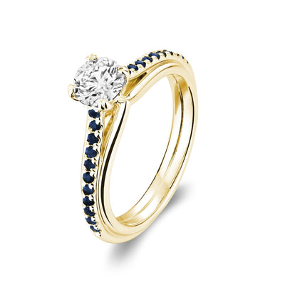 Faith Signature Blue Sapphire and Diamond Ring - RNB Jewellery
