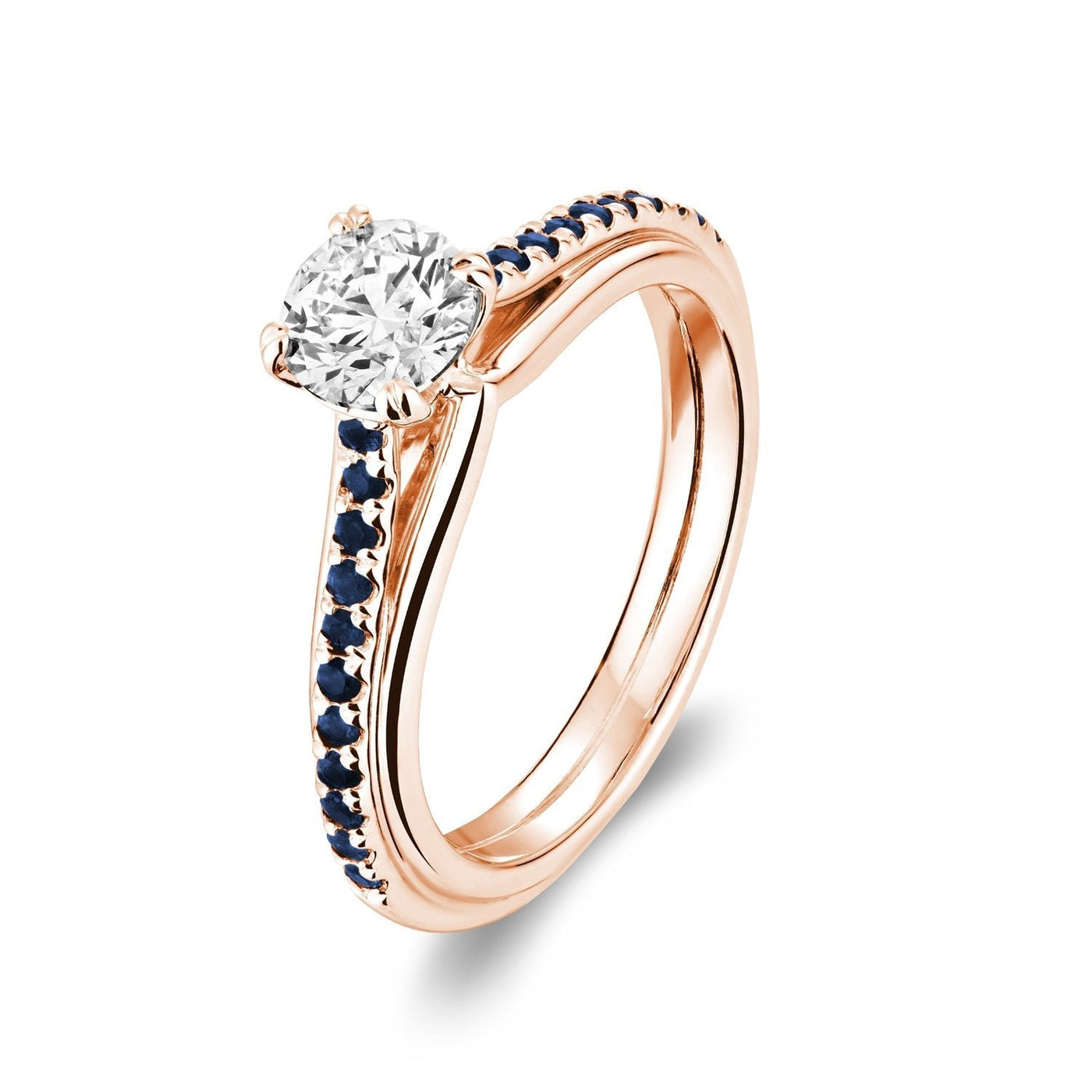 Faith Signature Blue Sapphire and Diamond Ring - RNB Jewellery