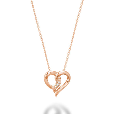 Heart Shape Diamond Pendant - RNB Jewellery