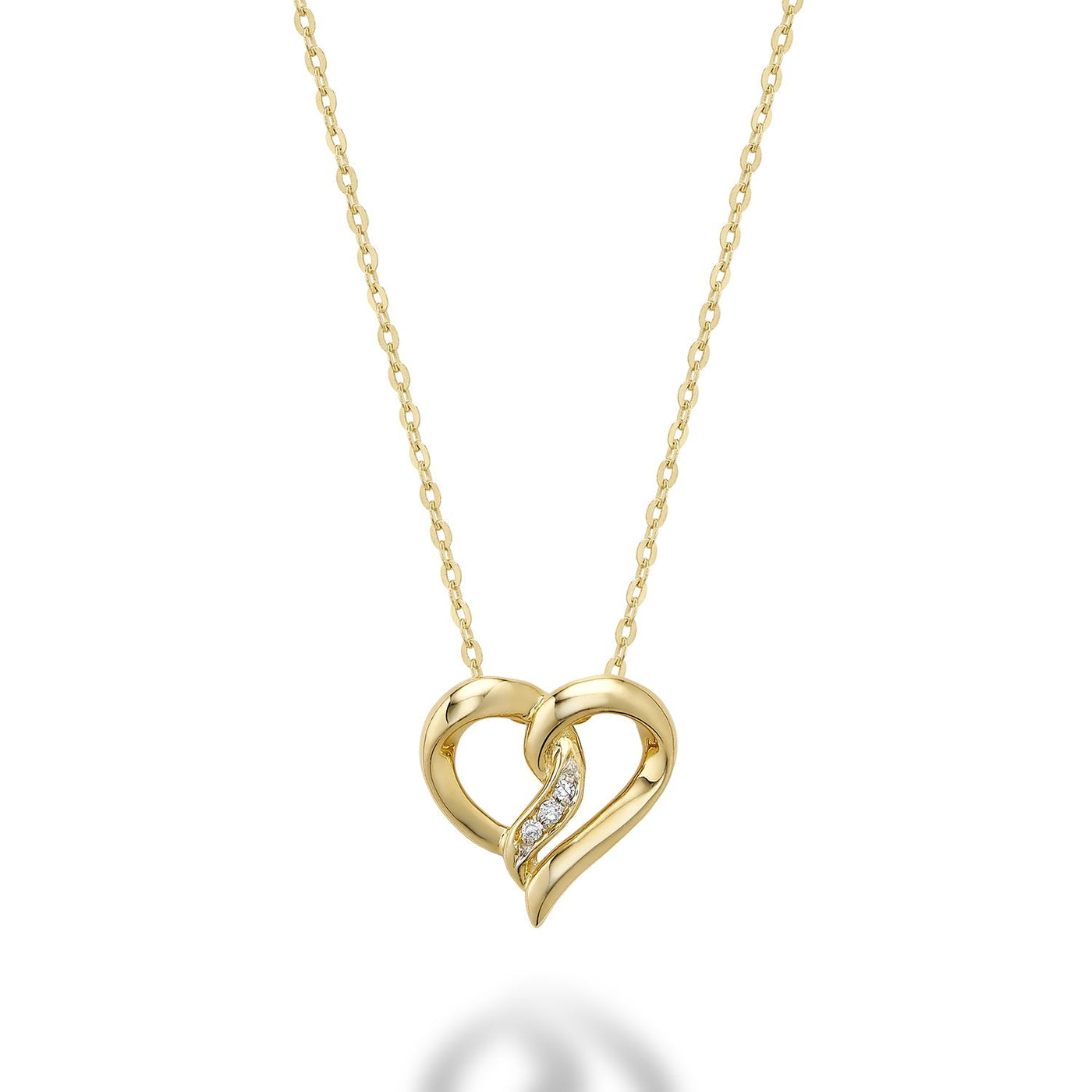 Heart Shape Diamond Pendant - RNB Jewellery