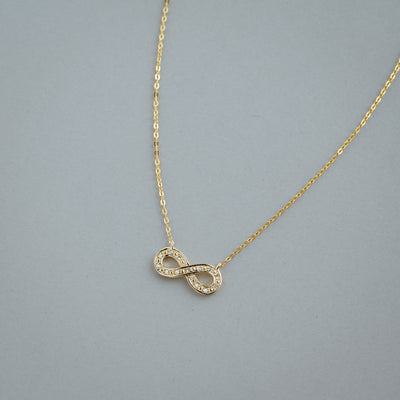 Infinity Diamond Necklace - RNB Jewellery