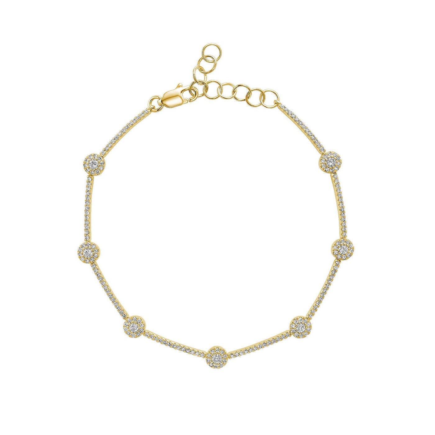 Martini Cup Diamond Bracelet - RNB Jewellery