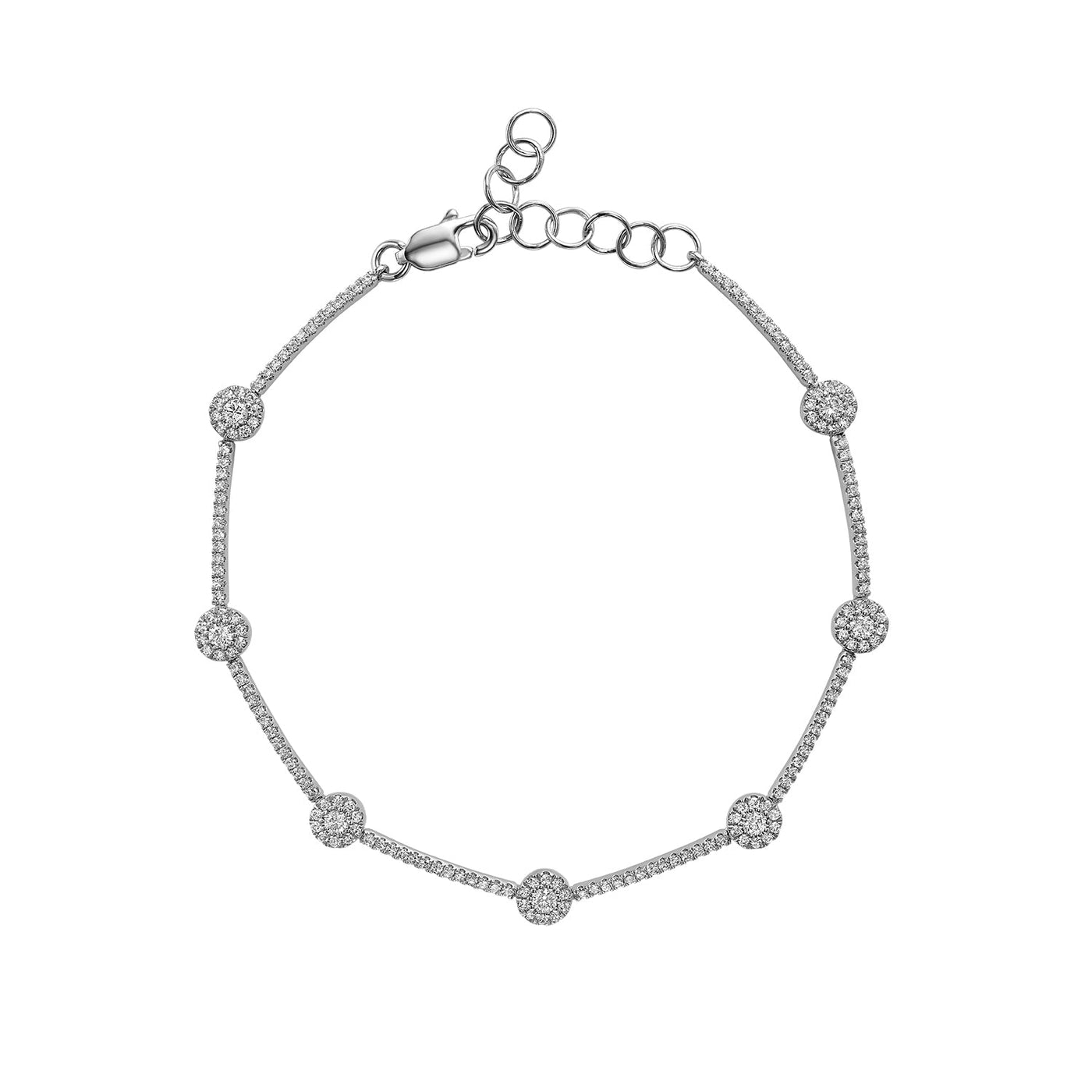 Martini Cup Diamond Bracelet - RNB Jewellery