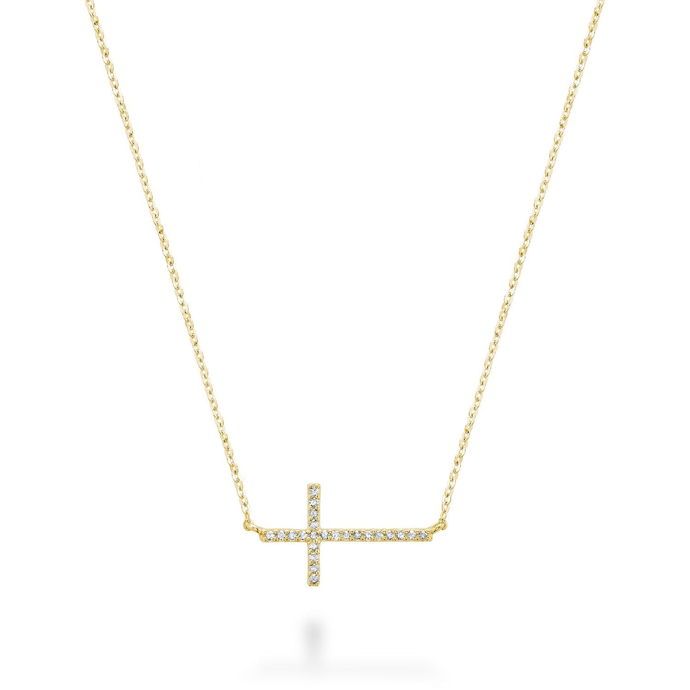 Religious Cross Diamond Necklace - RNB Jewellery