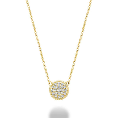 Round Diamond Necklace - RNB Jewellery