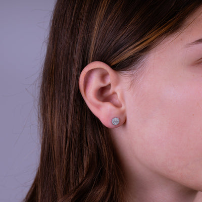 Round Diamond Stud Earrings - RNB Jewellery