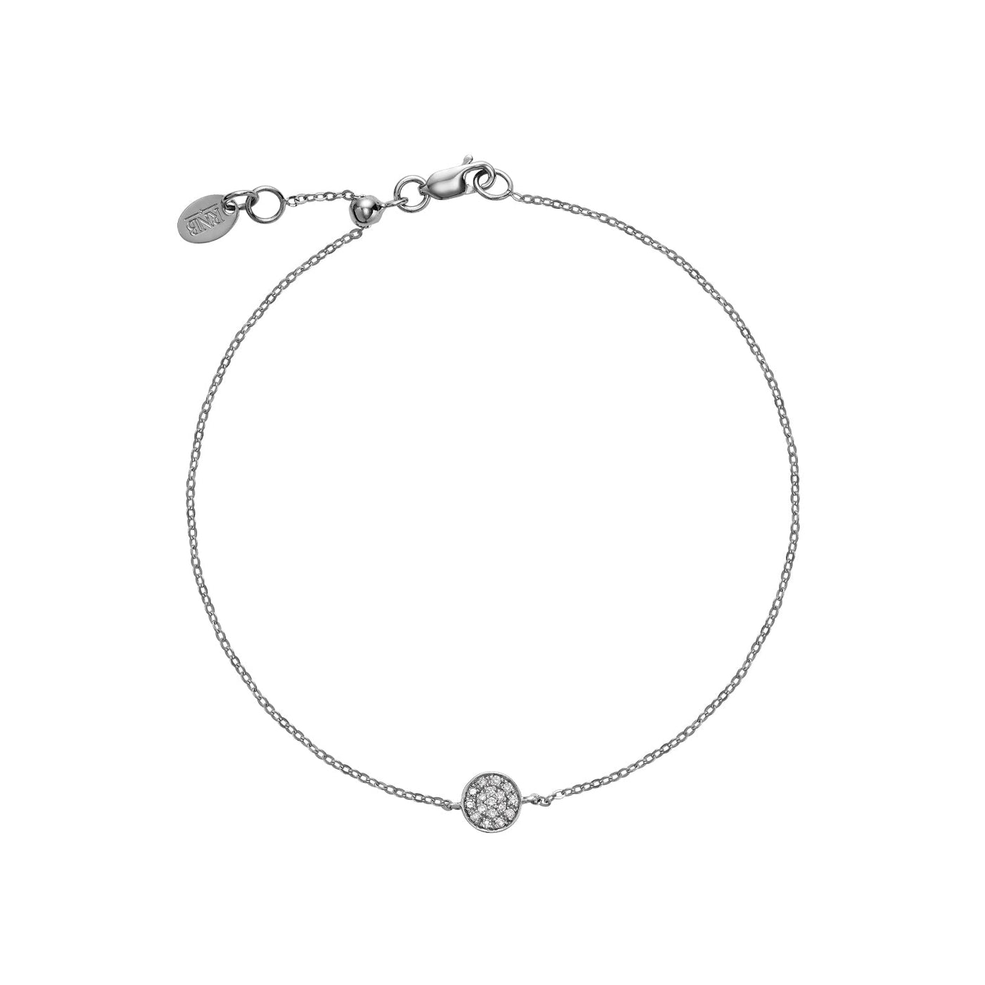 Round Pave Diamond Bracelet - RNB Jewellery
