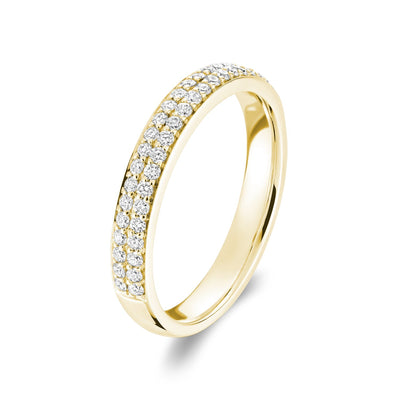 Semi Eternity Pave Diamond Ring - RNB Jewellery