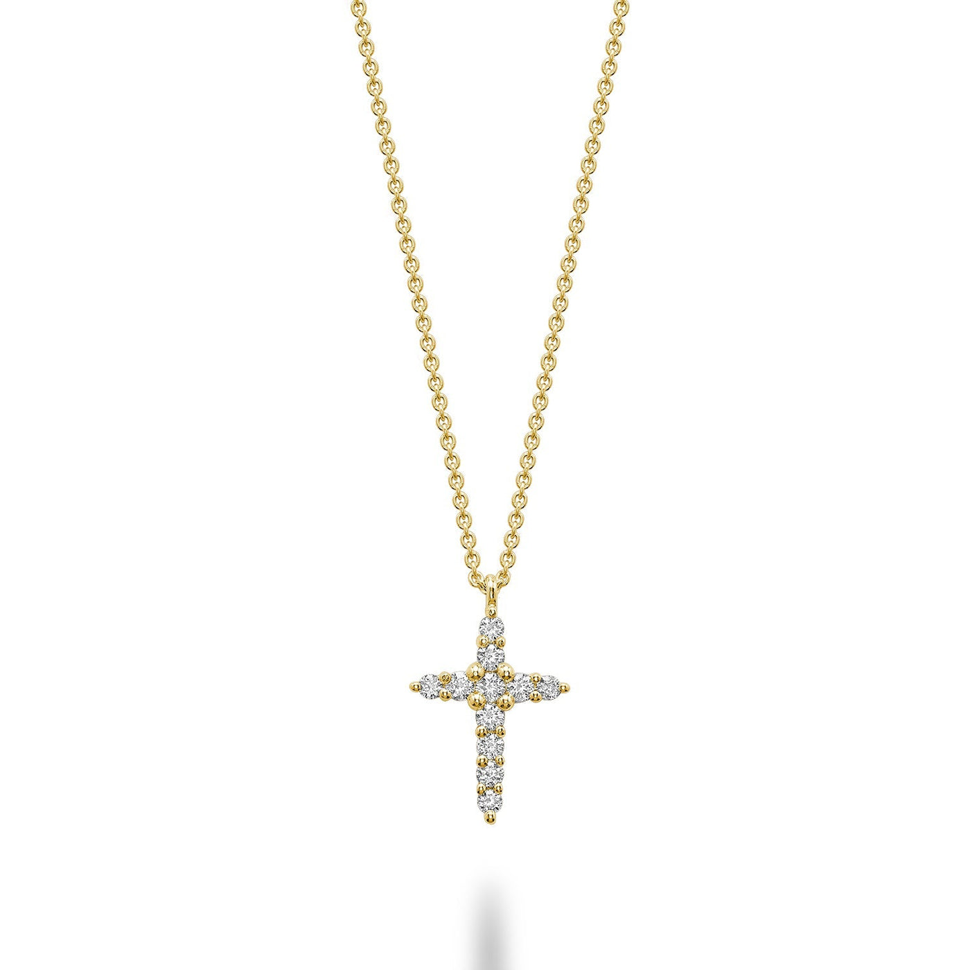 Small Religious Diamond Cross Pendant - RNB Jewellery