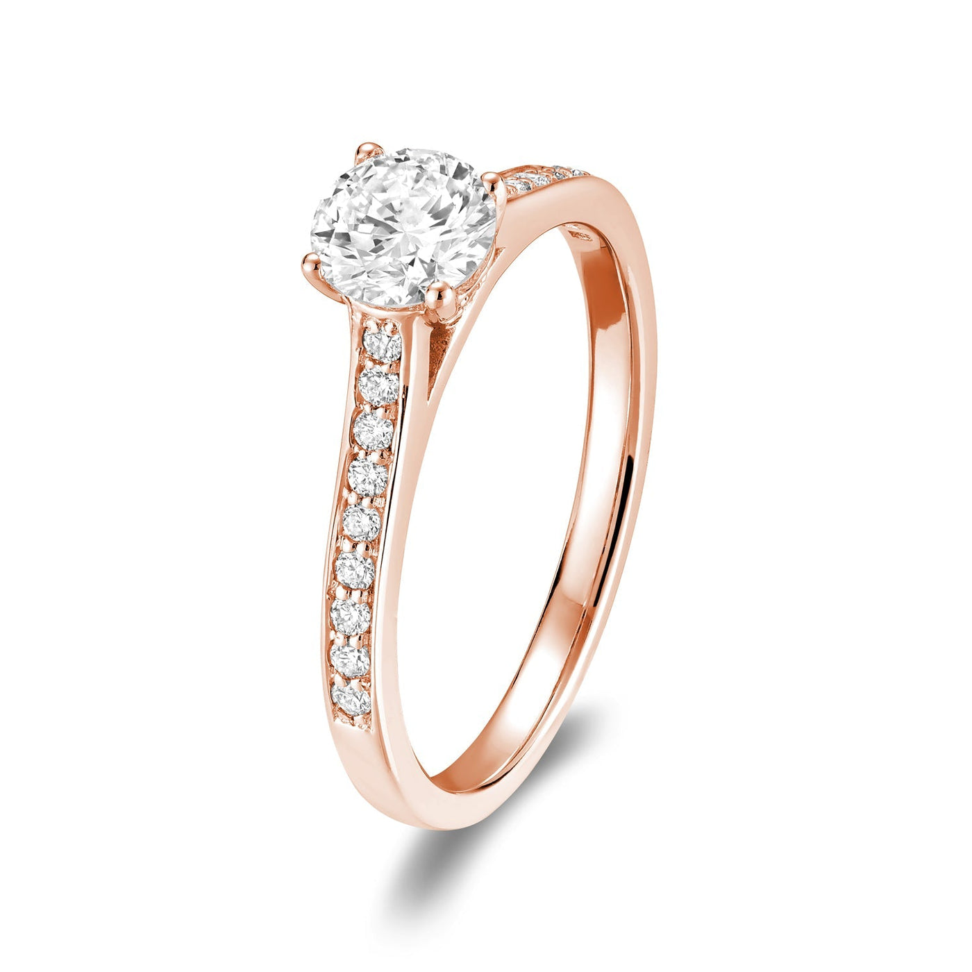 Solitaire Channel Diamond Engagement Ring - RNB Jewellery