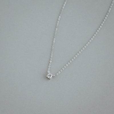 Solitaire Diamond Necklace - RNB Jewellery