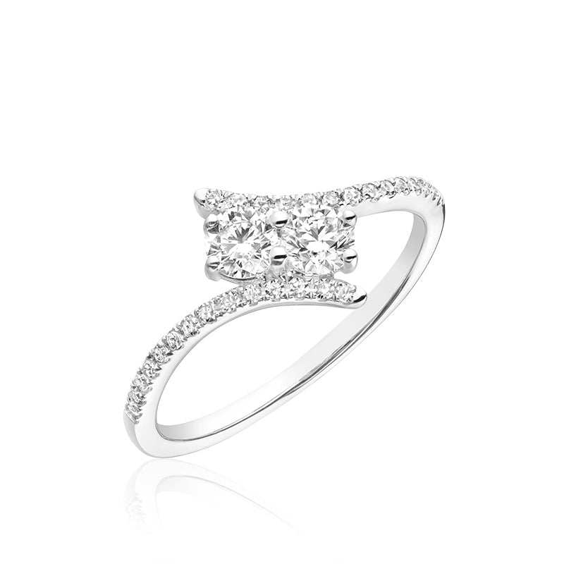 Swirl Diamond Ring - RNB Jewellery