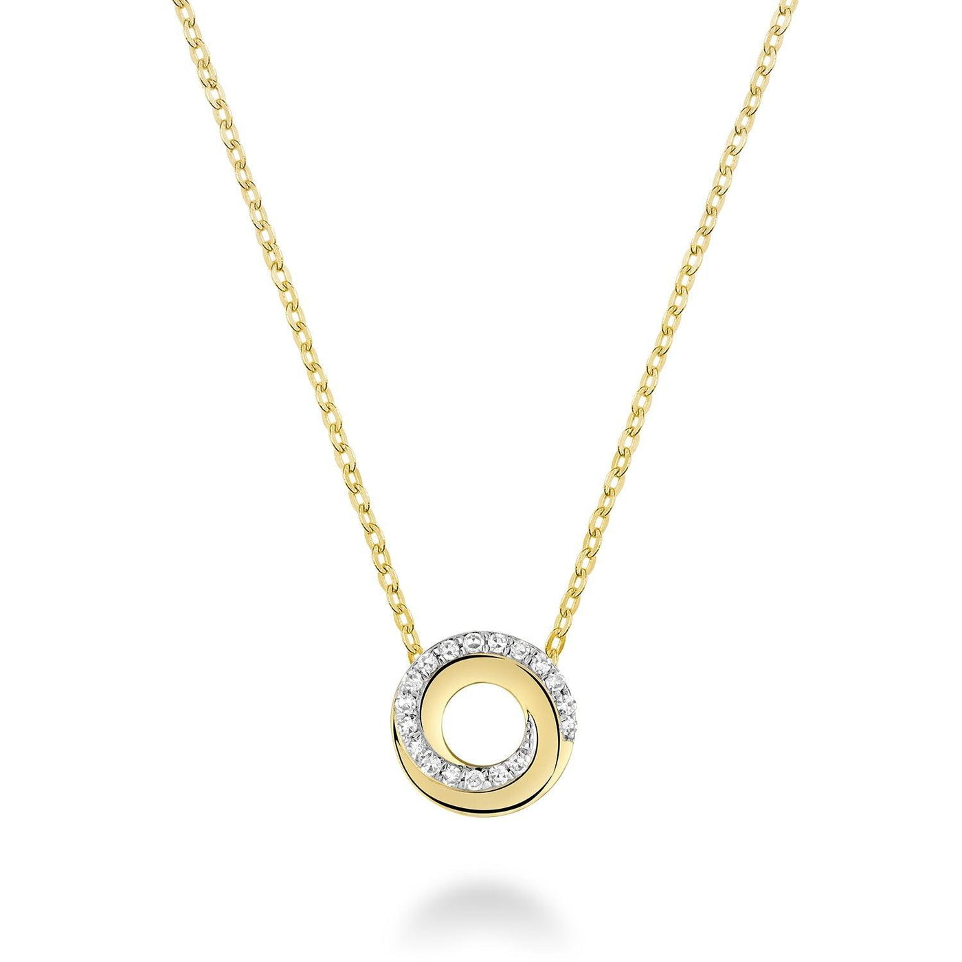 Whirl Diamond Pendant - RNB Jewellery